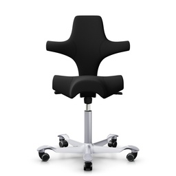 Ergonomischer Bürostuhl HAG Capisco 8106  (Neu, Schwarz, Silbergrau)