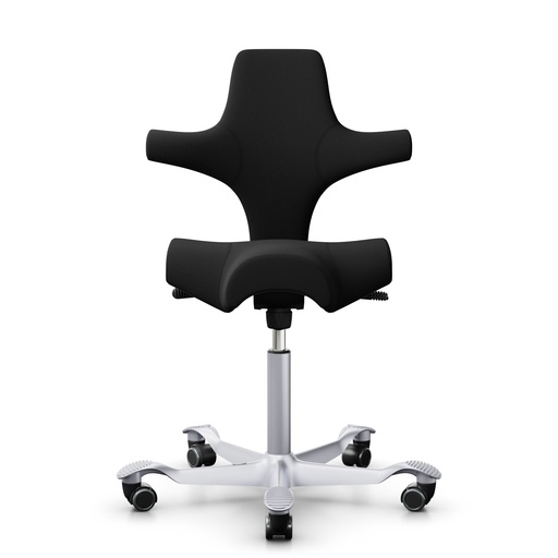 Ergonomischer Bürostuhl HAG Capisco 8106  (Neu, Schwarz, Silbergrau)