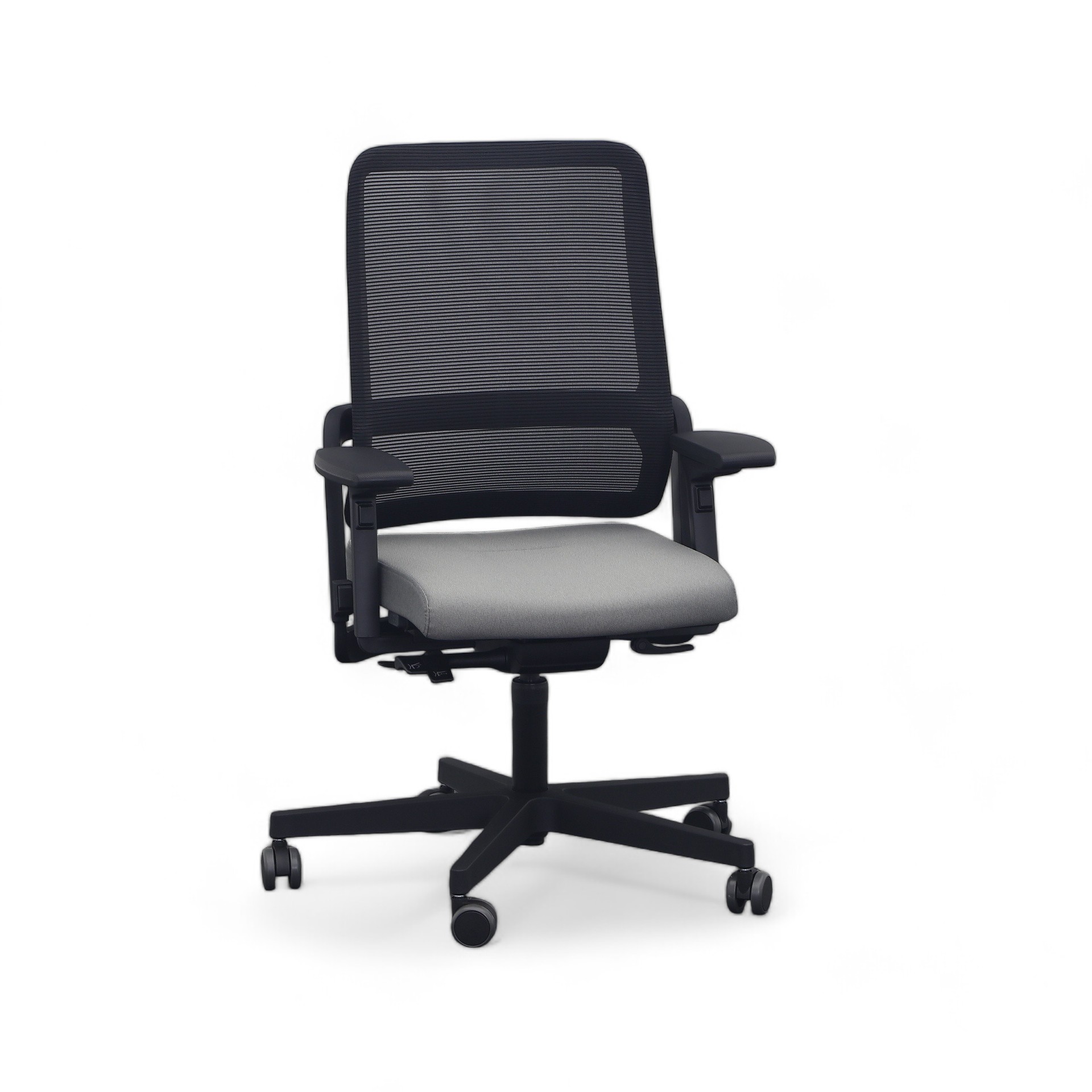 Office chair SitagXilium Mesh swissmade with 4D armrests, Gray, New, Ergonomic chair - ideal for flexible working