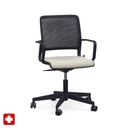 Conference chair Sitag SitagXilium Mesh (Beige, New, with fixed armrests)