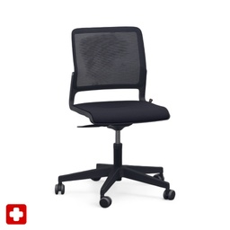 Conference chair Sitag SitagXilium Mesh (Black, New, without armrests)