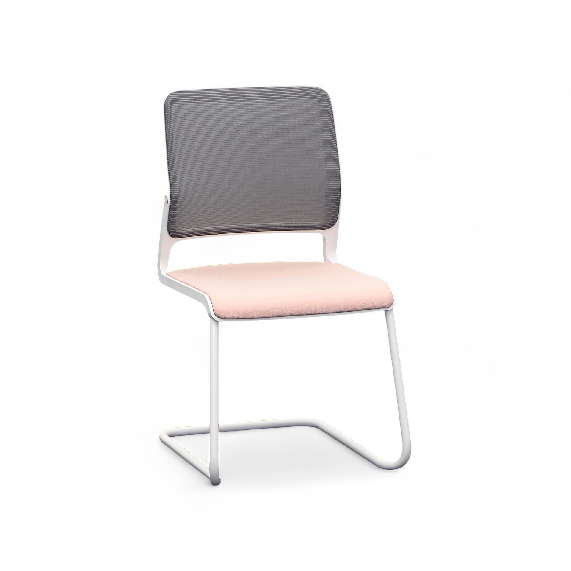 Sedia a sbalzo Sitag SitagXilium Pink senza braccioli, Telaio a sbalzo, Nuovo - Perfetto per visitatori e ospiti