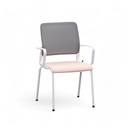 4-Fuss Stühle Sitag SitagXilium Mesh (Neu, Rosa, mit Fixarmlehnen)