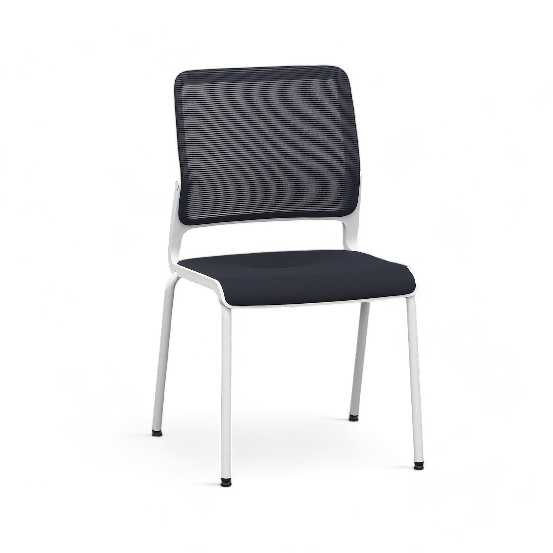 4-Fuss Stühle Sitag SitagXilium Mesh Schwarz ohne Armlehnen, Neu – Perfekt für Büro und Empfang