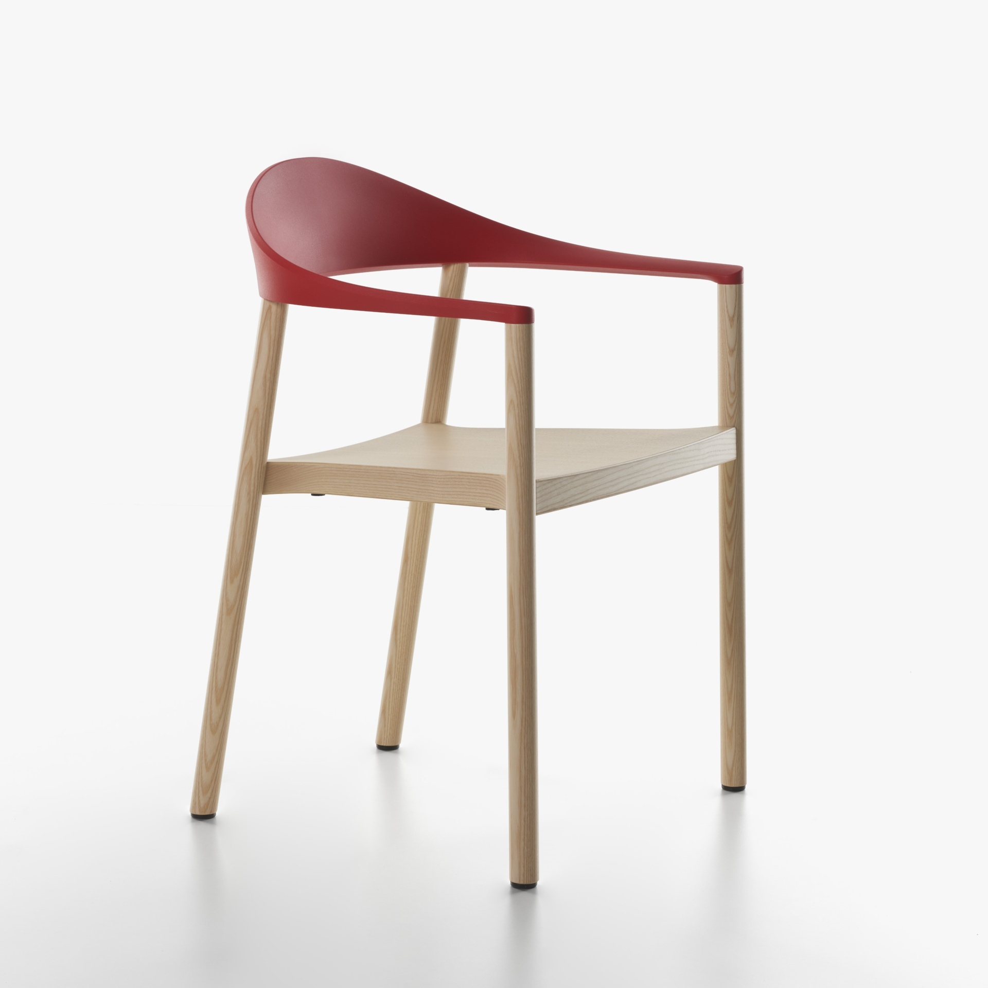 Image of Armlehnstühle Plank Monza Rot mit Fixarmlehnen, Neu – Perfekt für Büro und Empfang