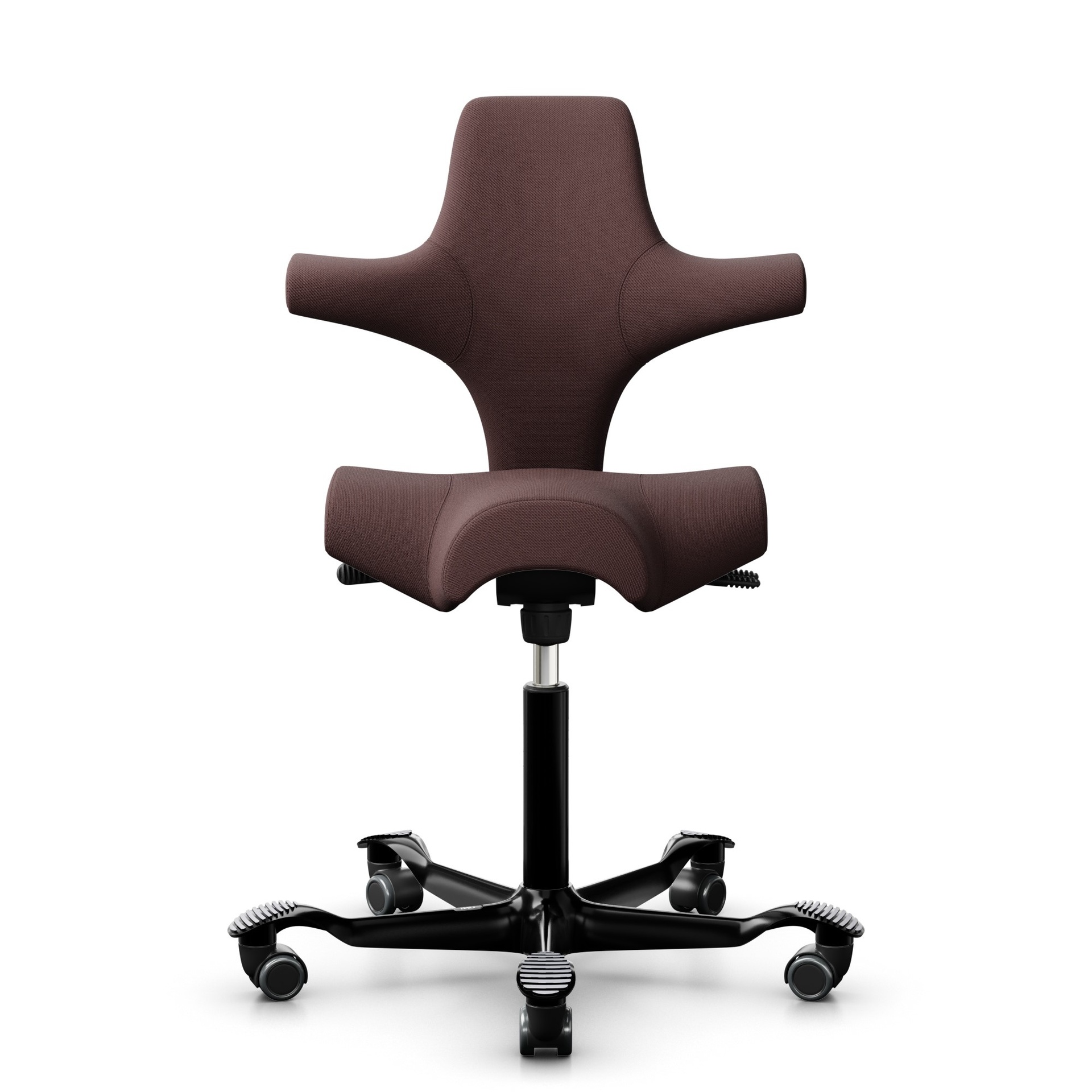 Image of Sattelstuhl HAG Capisco 8106 ohne Armlehnen, Braun/Schwarz, Neu, Ergonomischer Stuhl - ideal für flexibles Arbeiten