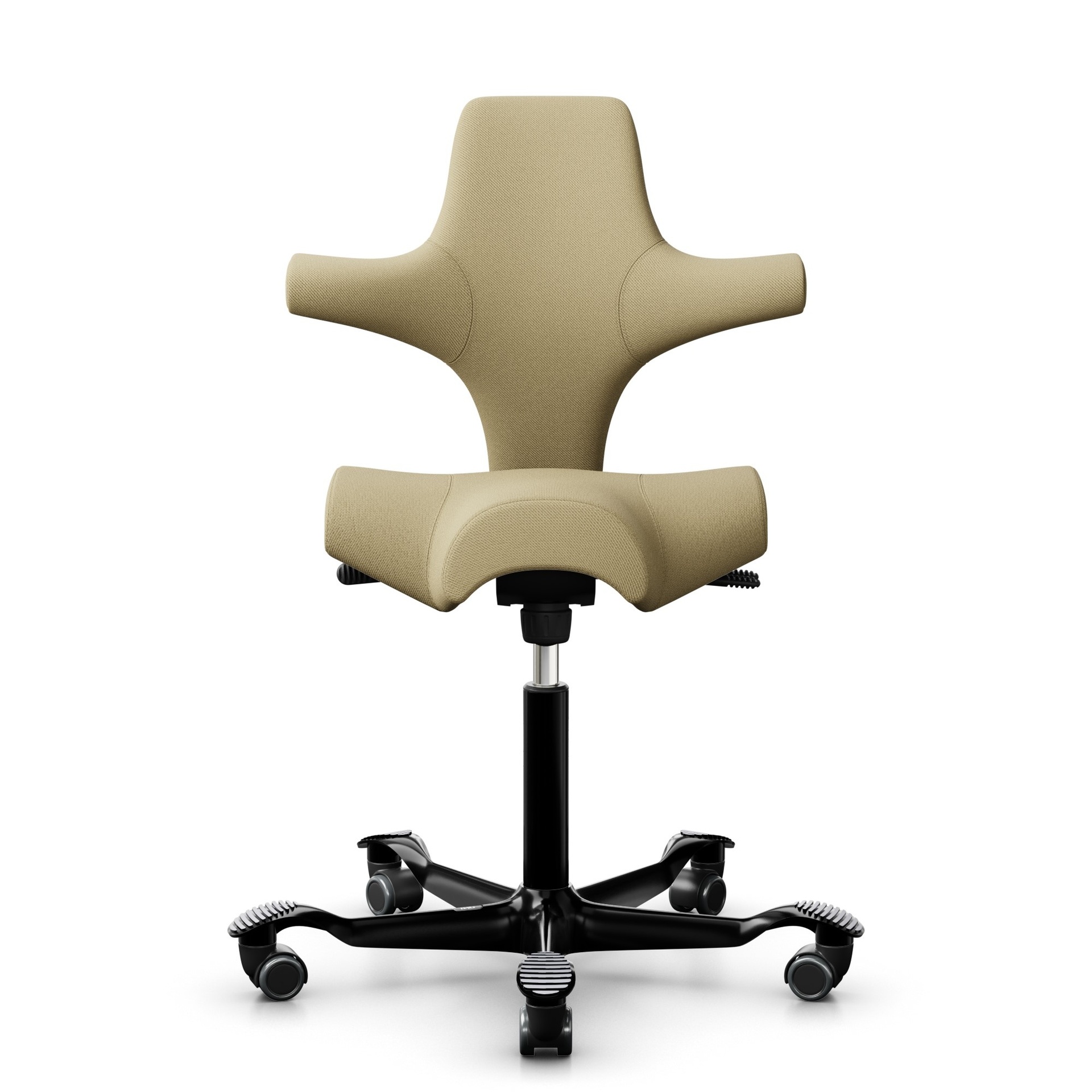 Image of Sattelstuhl HAG Capisco 8106 ohne Armlehnen, Gelb/Schwarz, Neu, Ergonomischer Stuhl - ideal für flexibles Arbeiten