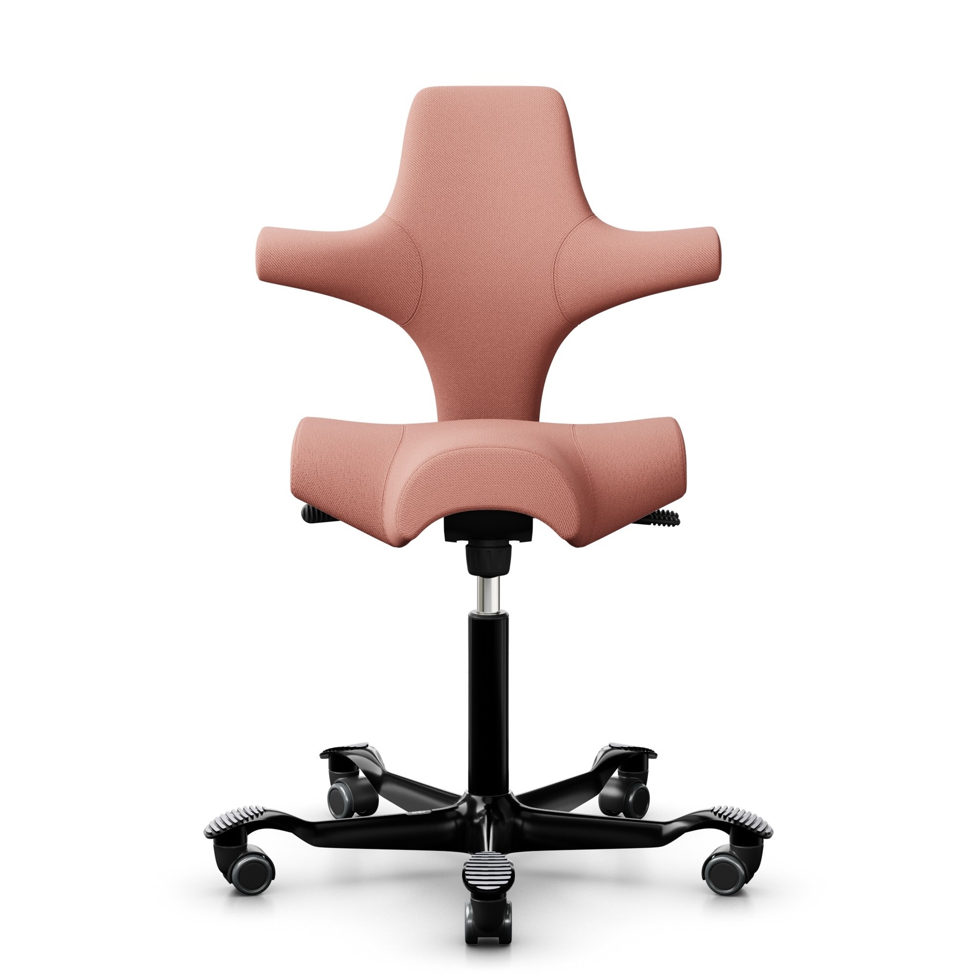 Image of Sattelstuhl HAG Capisco 8106 ohne Armlehnen, Rosa/Schwarz, Neu, Ergonomischer Stuhl - ideal für flexibles Arbeiten