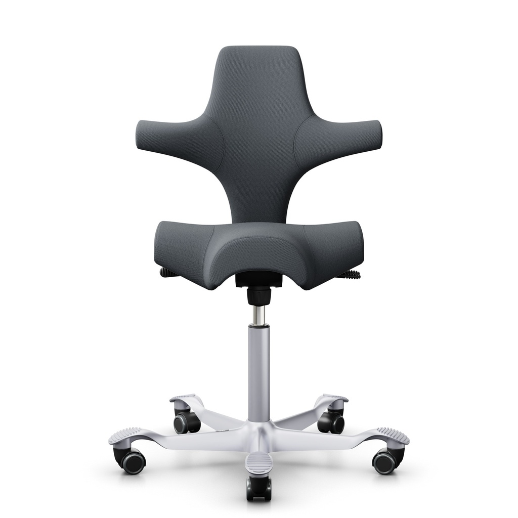 Sattelstuhl HAG Capisco 8106 (Neu, Grau, Silbergrau)