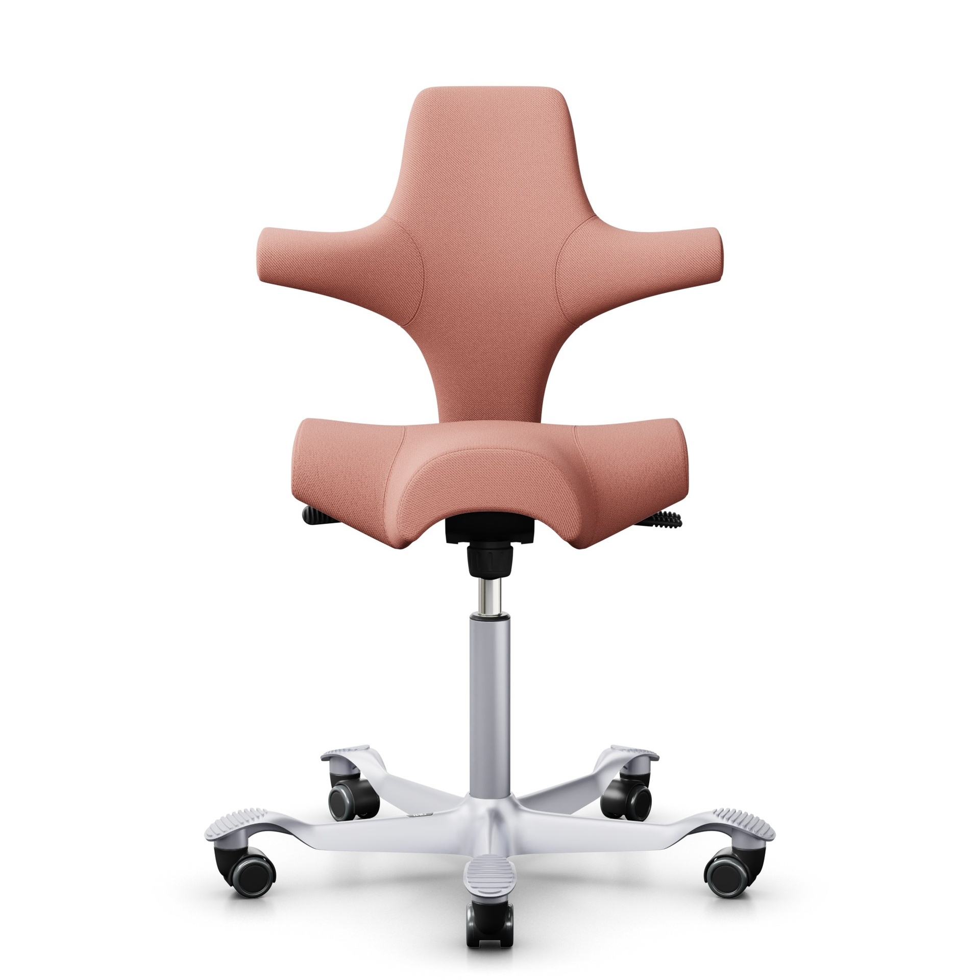 Image of Sattelstuhl HAG Capisco 8106 ohne Armlehnen, Rosa/Silbergrau, Neu, Ergonomischer Stuhl - ideal für flexibles Arbeiten