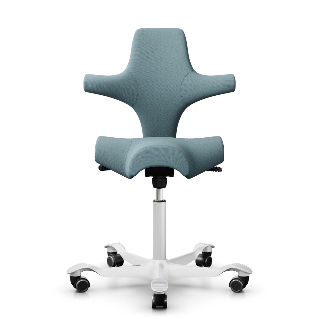 Sattelstuhl HAG Capisco 8106 (Hellblau, Neu, Weiss)