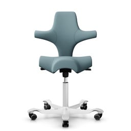 Sattelstuhl HAG Capisco 8106 (Hellblau, Neu, Weiss)