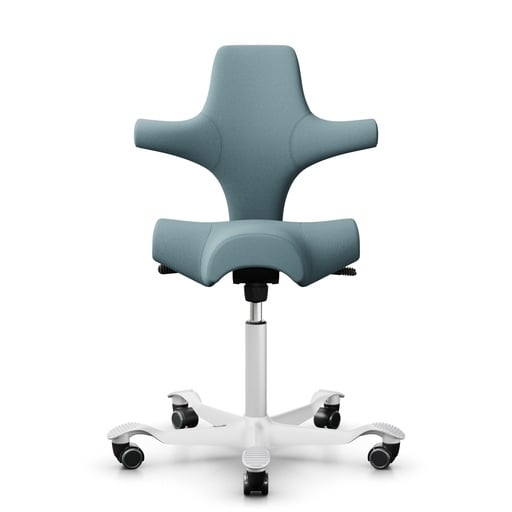 Sattelstuhl HAG Capisco 8106 (Hellblau, Neu, Weiss)