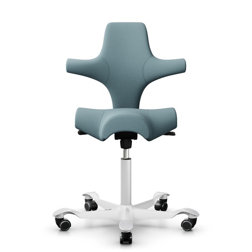 Siège-selle HAG Capisco 8106 (Nouveau, Bleu clair, Blanc)