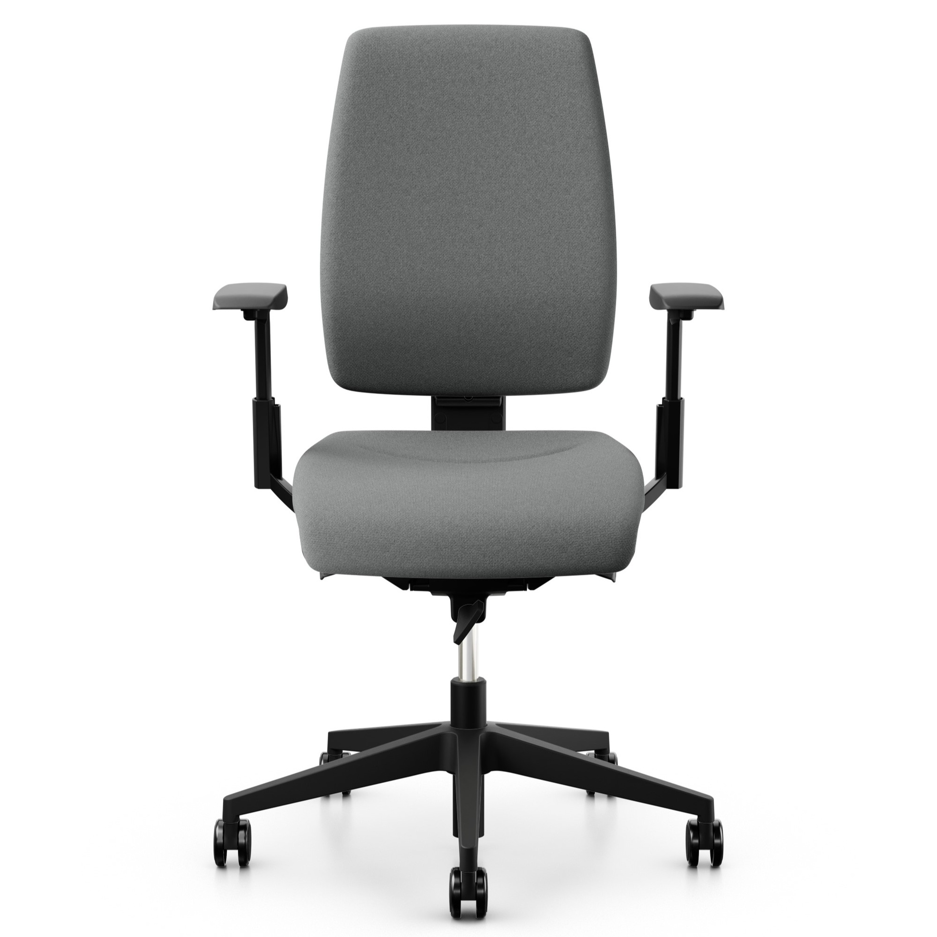 Drehstuhl Giroflex 68-3509 mit 3D Armlehnen, Grau/Schwarz, Neu, Ergonomischer Stuhl - ideal für flexibles Arbeiten