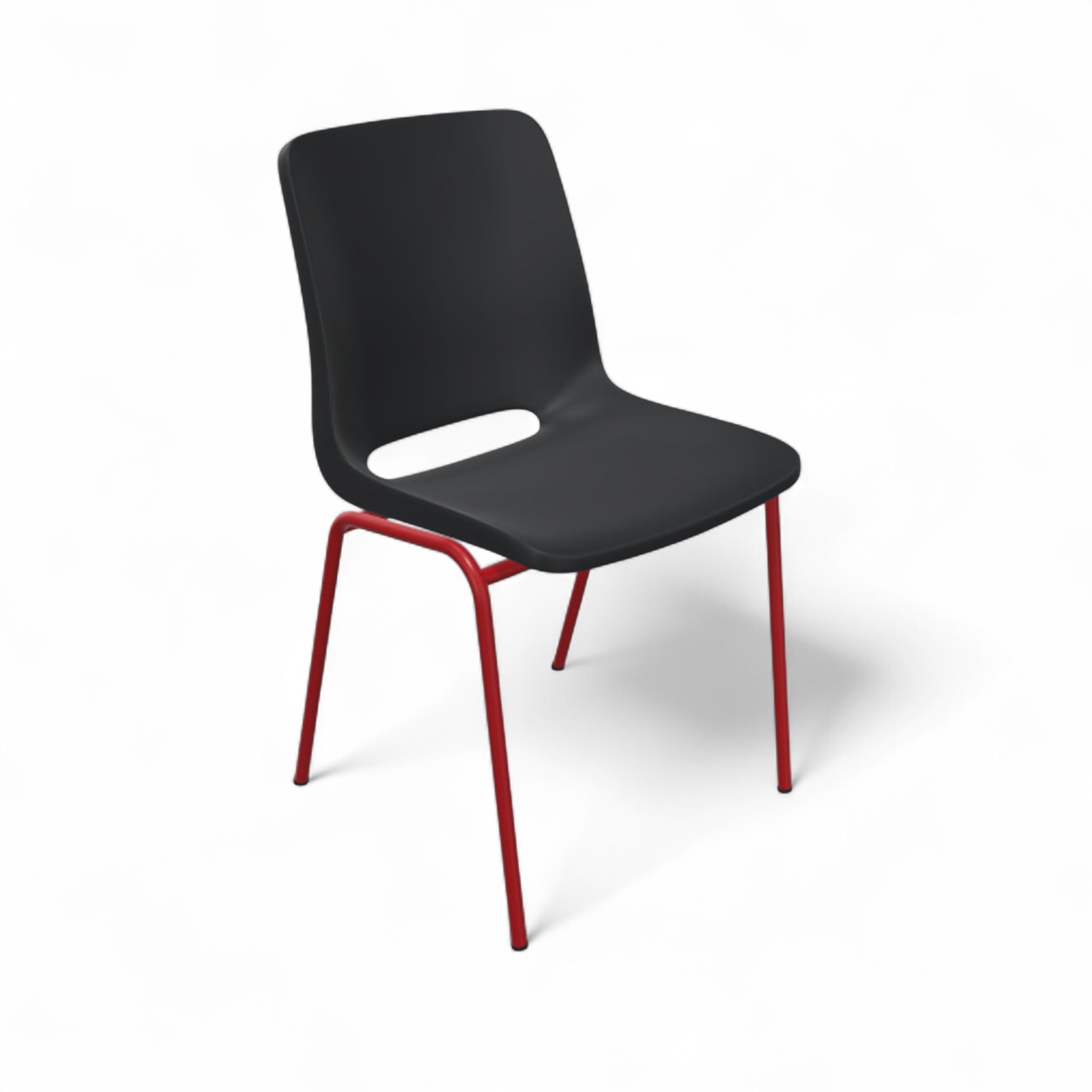 Chair Profim Ana 4340 Black/Red without armrests, New - Perfect for comfortable sitting