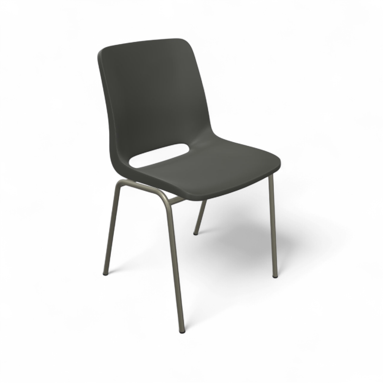 Sedia Profim Ana 4340 Antracite/Grigio acciaio senza braccioli, Nuovo - Perfetto per una seduta confortevole