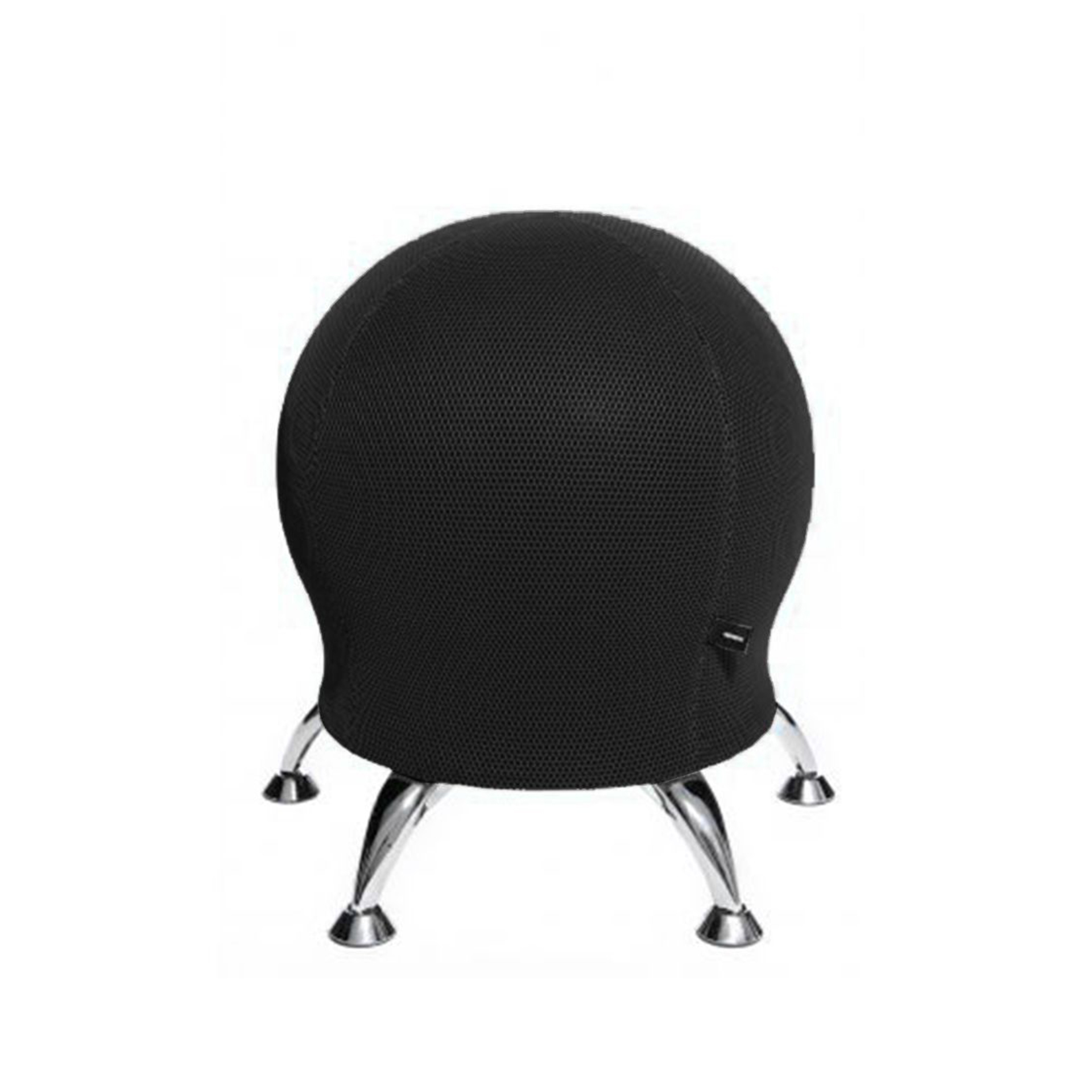 Tabouret de bureau Topstar Sitness 5, Noir/Chromé, Nouveau, Ergonomique - optimal pour les postes de travail flexibles