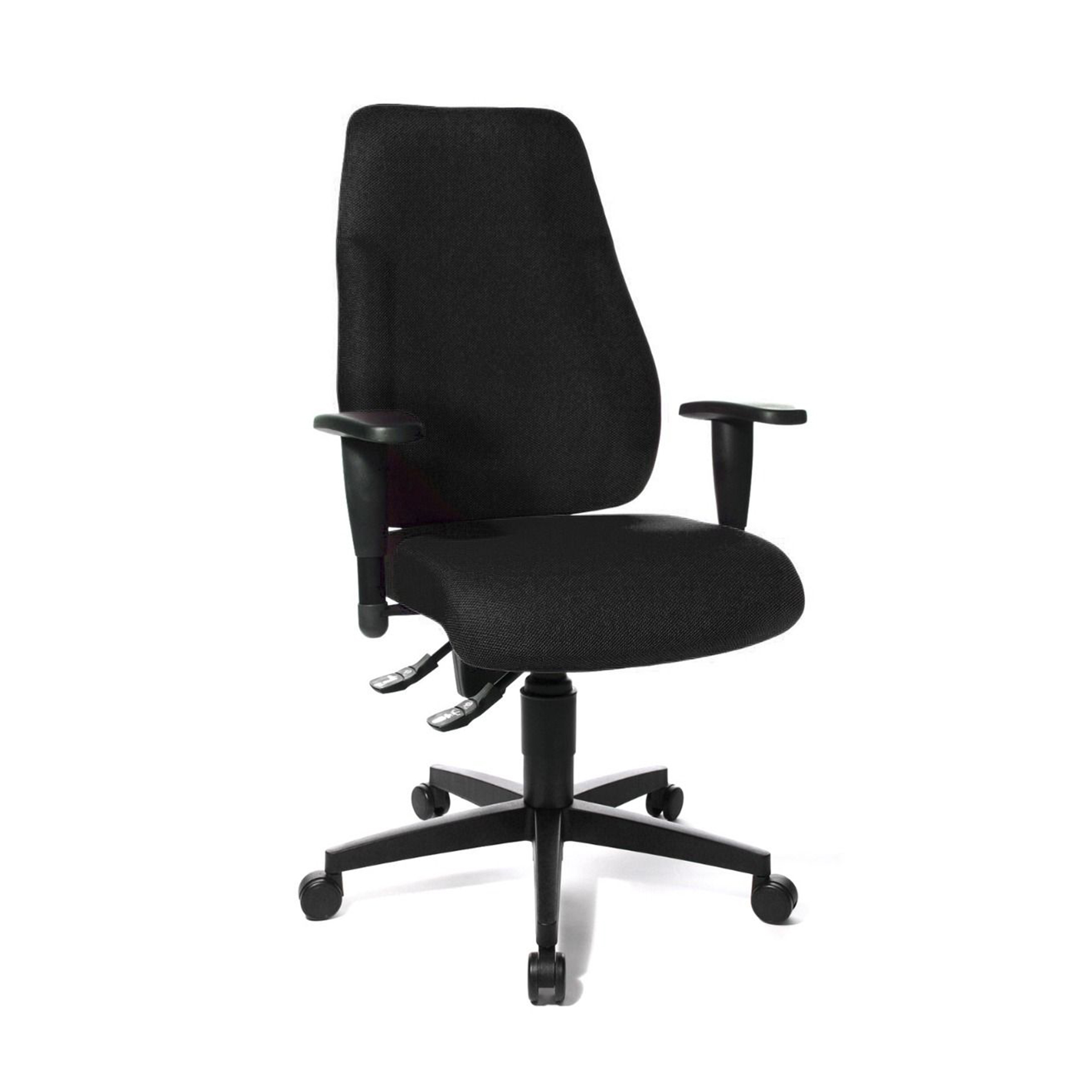 Bürodrehstuhl Topstar Lady Sitness mit 3D Armlehnen, Schwarz, Neu, Ergonomischer Stuhl - ideal für flexibles Arbeiten