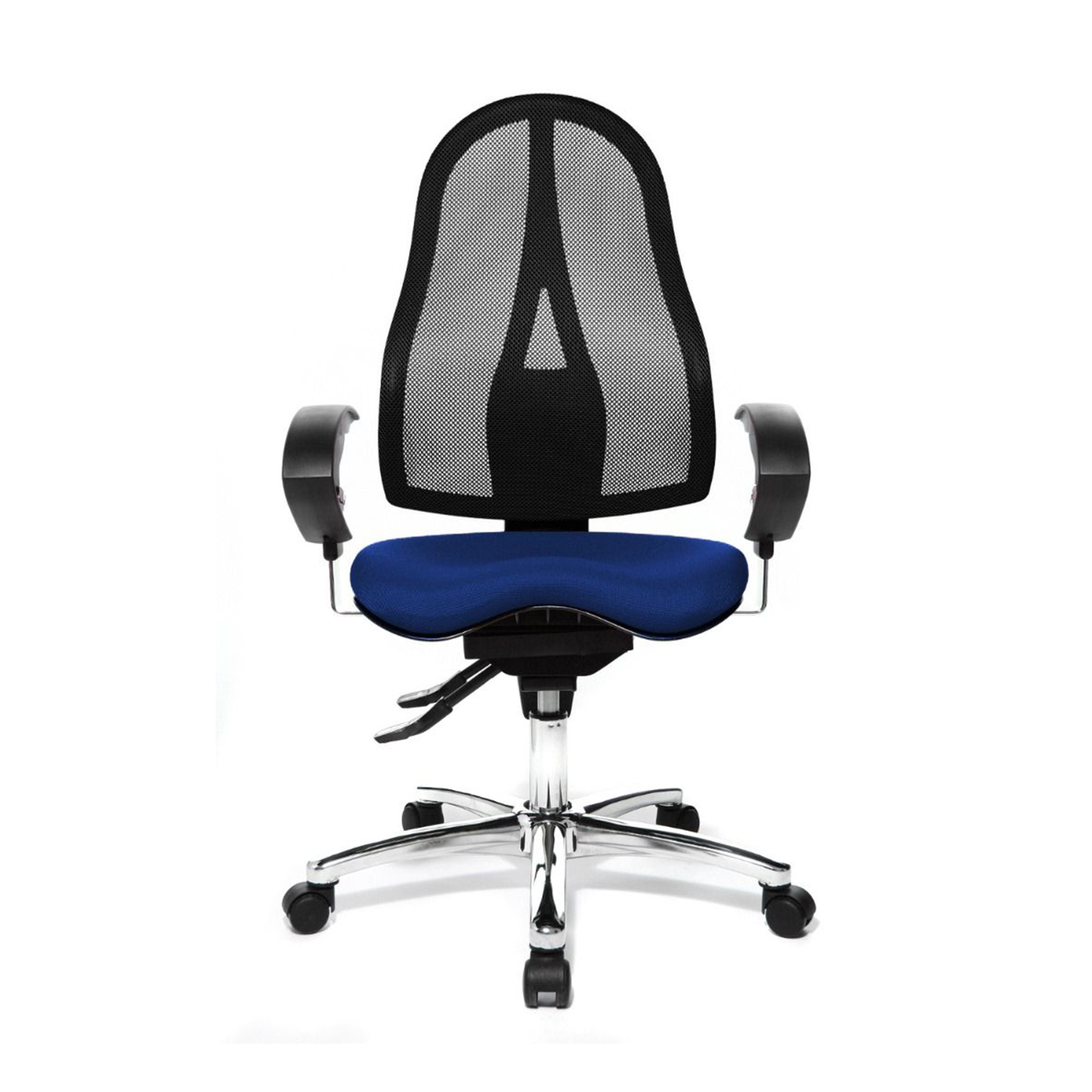 Bürodrehstuhl Topstar Sitness 15 mit 1D Armlehnen, Blau, Neu, Ergonomischer Stuhl - ideal für flexibles Arbeiten
