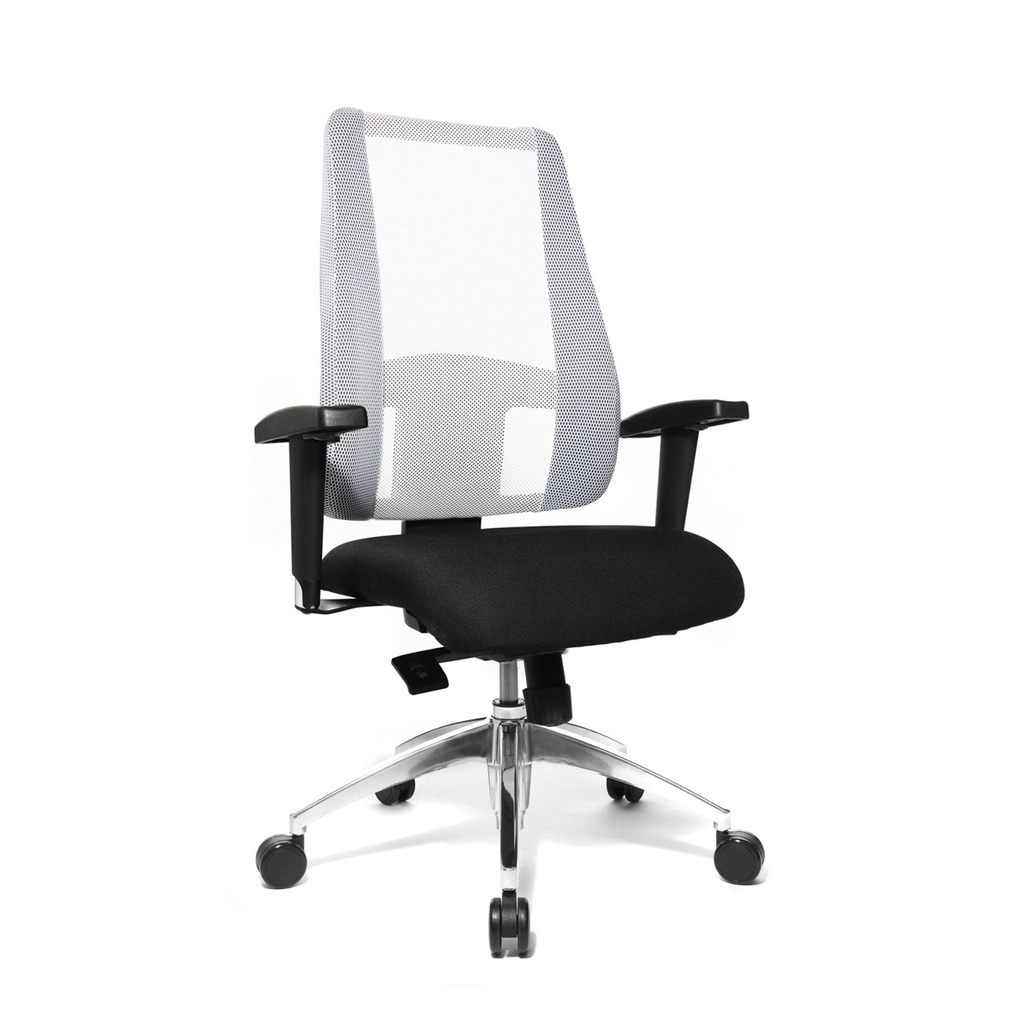 Bürodrehstuhl Topstar Lady Sitness Deluxe (Weiss, Neu, mit 2D Armlehnen)