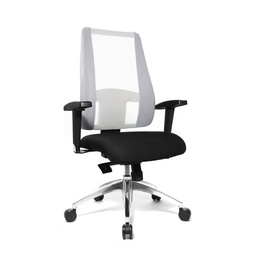 Bürodrehstuhl Topstar Lady Sitness Deluxe (Weiss, Neu, mit 2D Armlehnen)