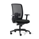 Bürostuhl Milani Cometa Mesh (Neu, Schwarz)